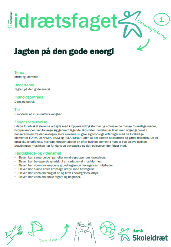 plakat - jagten på den gode energi