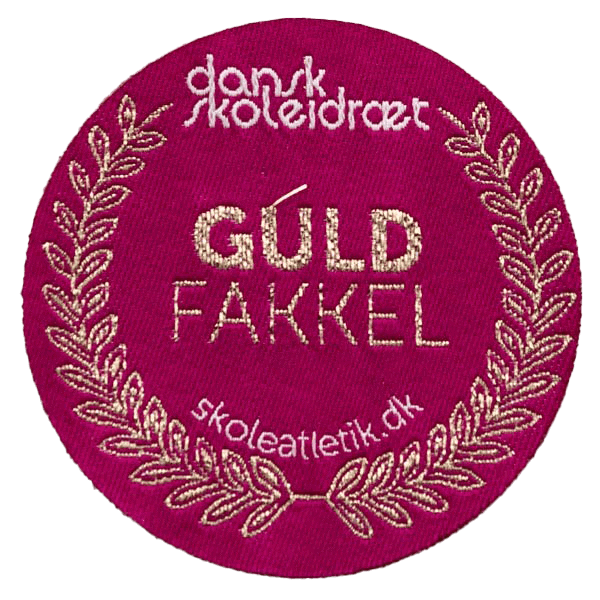 Guldfakkel-mærke - inkl. diplom